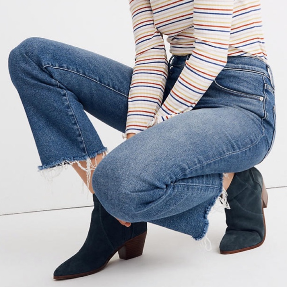 Madewell Cali Demi-boot Jeans in Fleetwood Wash - Picture 4 of 10